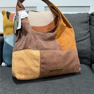 Steve Madden Multicolor Patchwork Hobo Bag